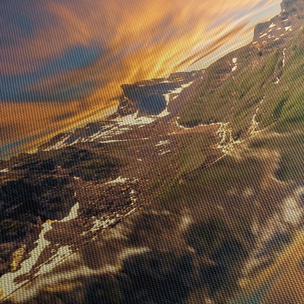 Kép - Visszaverődés a hegyi tóban (120x50 cm)