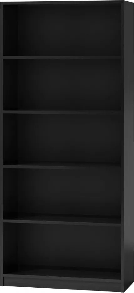 R80 polcos szekrény, fekete