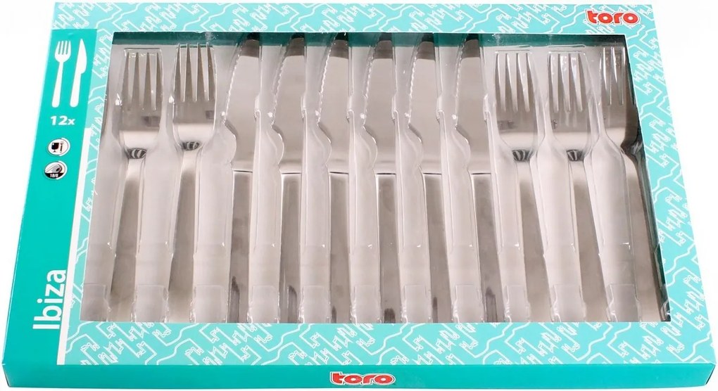 Toro Ibiza Steak evőeszköz készlet, 12 db