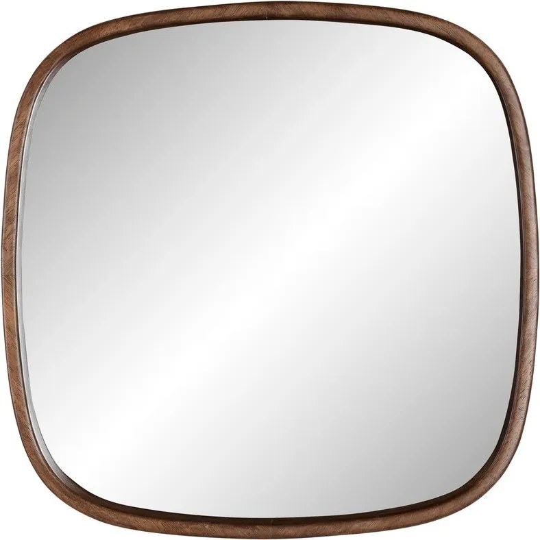 Fali tükör tömörfa kerettel 50x50 cm Nyko – White Label