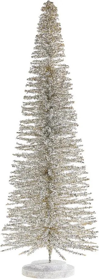 X-MAS csillógó fenyő 60cm ,ezüst