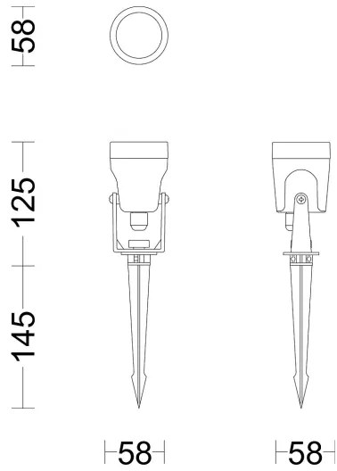 Philips - LED Kültéri spotlámpa GARDENLINK REUEL LED/1,5W/24V 2700K IP44