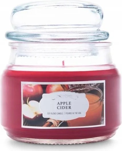 Alma-szója illatgyertya 255g üvegben