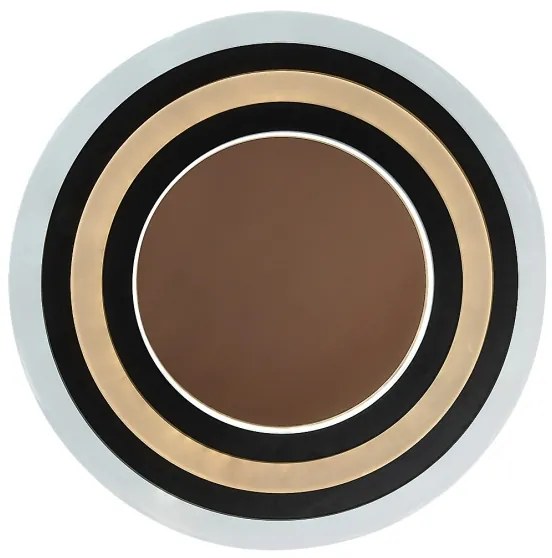 Rabalux 71314-LED Fényerőszabályozható mennyezeti lámpa TANELI 56W/230V 3000/4000/6000K króm/fekete + távirányítóval