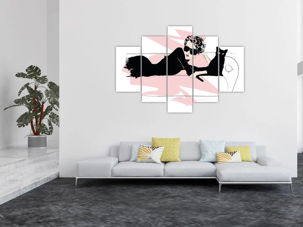 Kép - Fashion lady (150x105 cm)