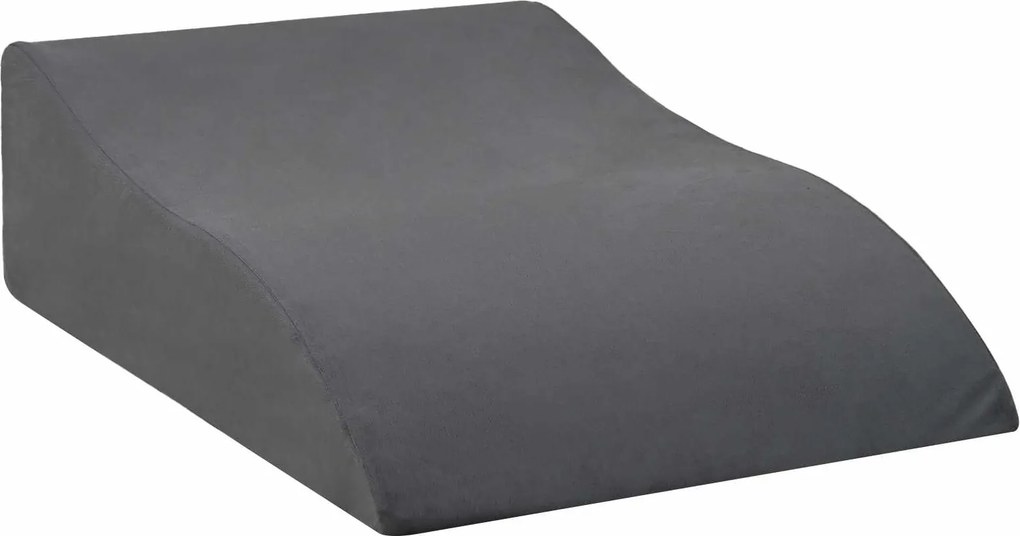 vidaXL Lábpárna Szürke 68 x 40 x 18 cm PU hab