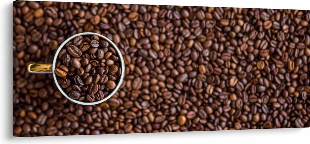 Kép - kávé szemek (120x50 cm)