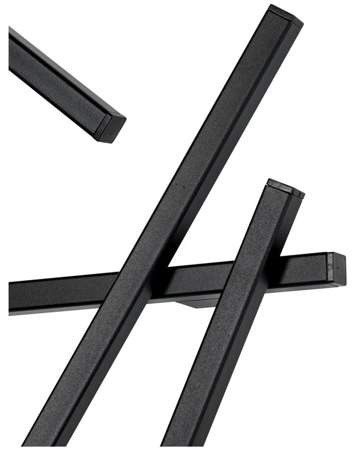 Fekete fém fali fogas 79 cm Matches – Spinder Design