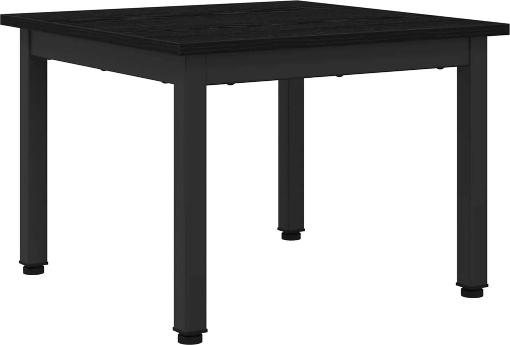 vidaXL Dohányzóasztal Fekete tölgy 50 x 50 x 36 cm Faanyag