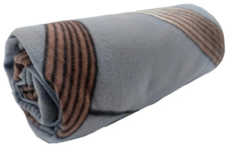 Szürke fleece takaró 150x200 cm Gold Ribbon – JAHU collections