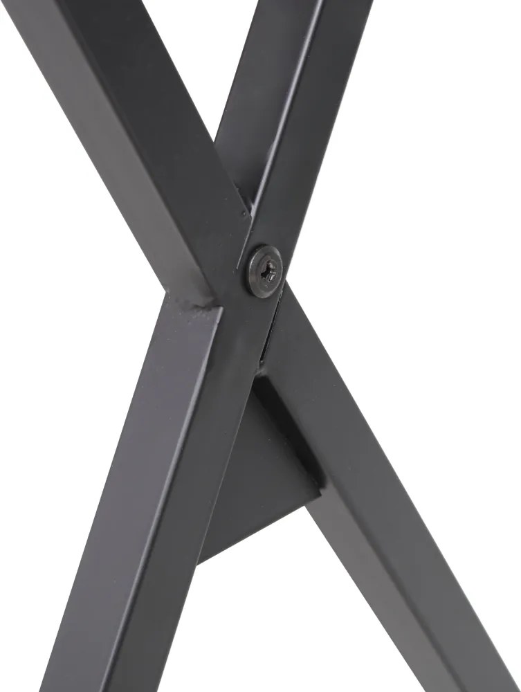 Számítógépasztal, tölgy/fekete, OFIS