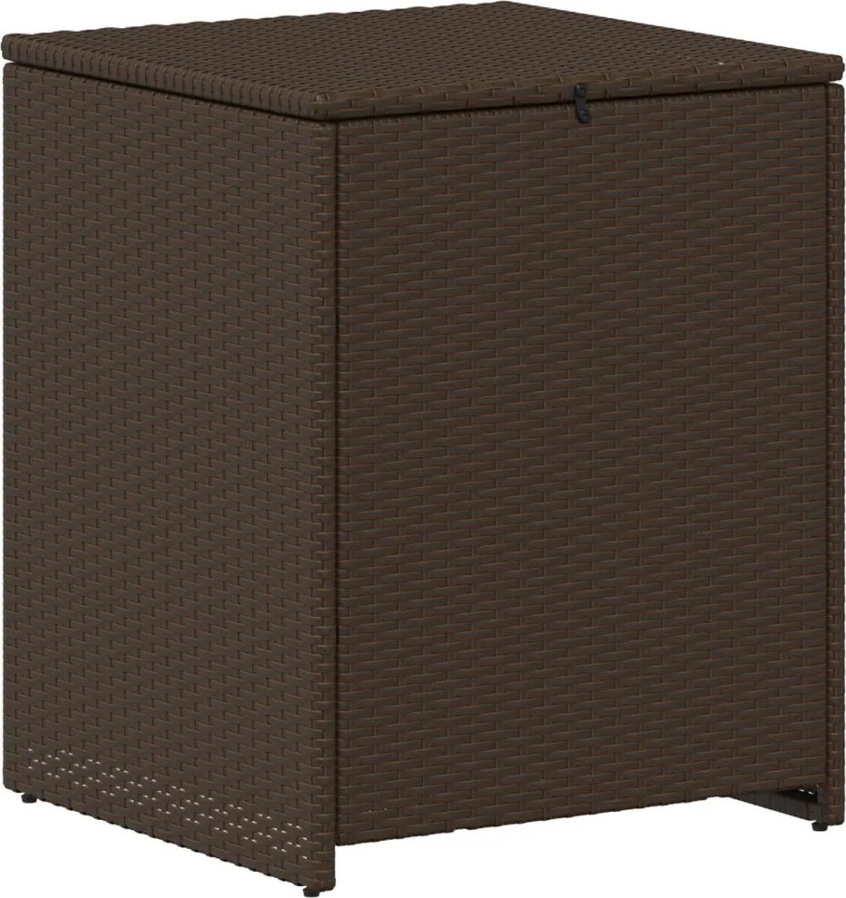 vidaXL Párnás doboz 55 x 55 x 69 cm acél