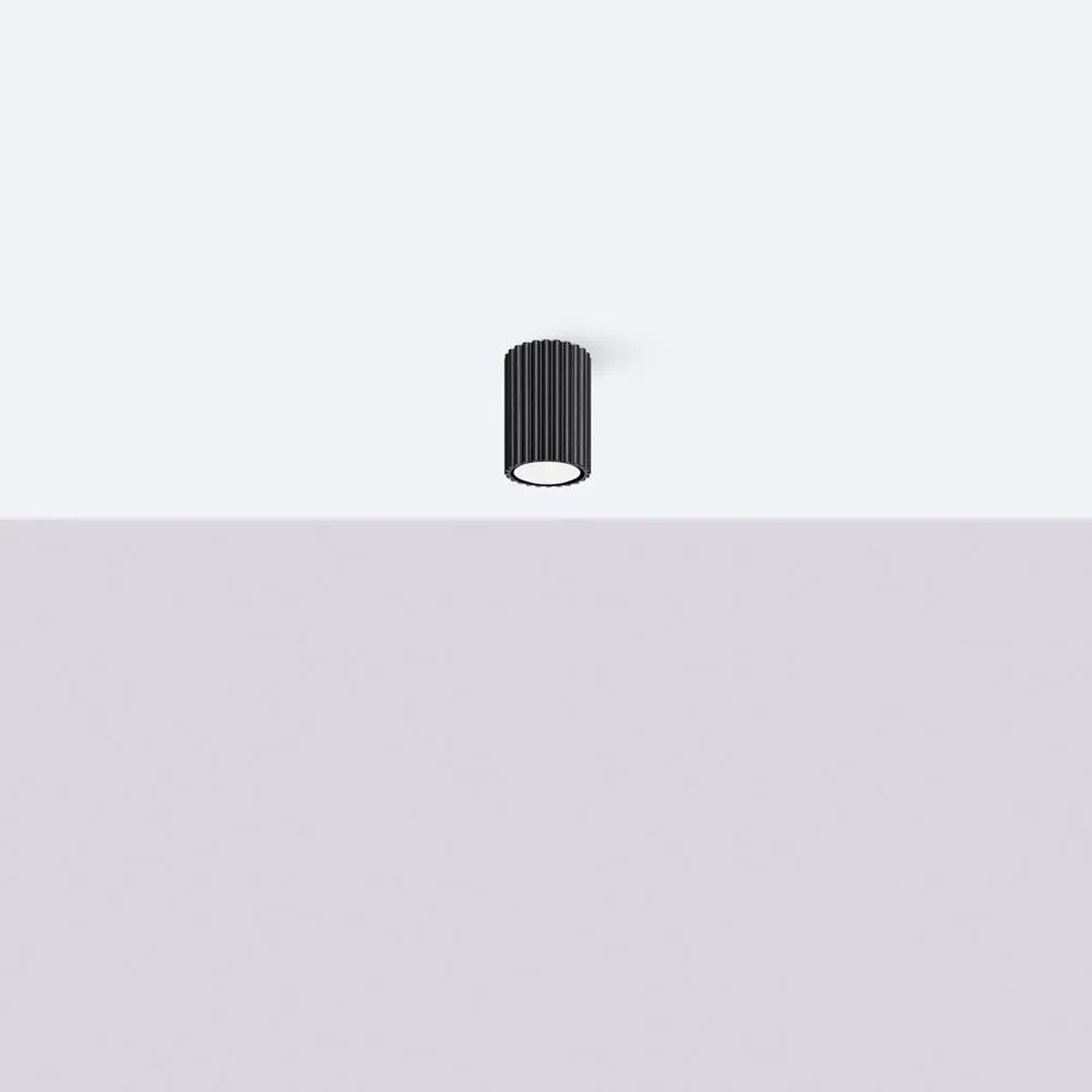 Fekete spotlámpa Gleam – Sollux