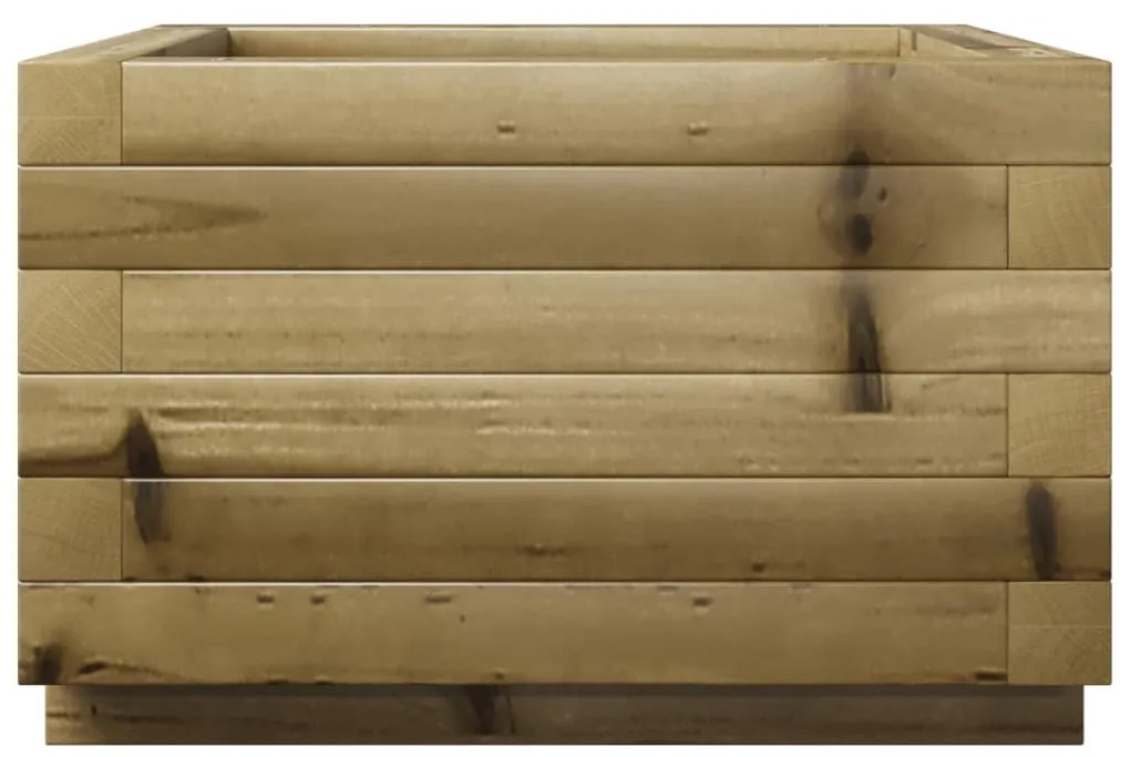 vidaXL impregnált fenyőfa kerti virágláda 40x40x26,5 cm