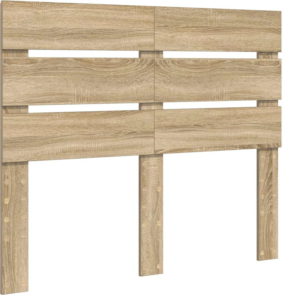 vidaXL Fejtámla Sonoma tölgy 120 cm Faanyag