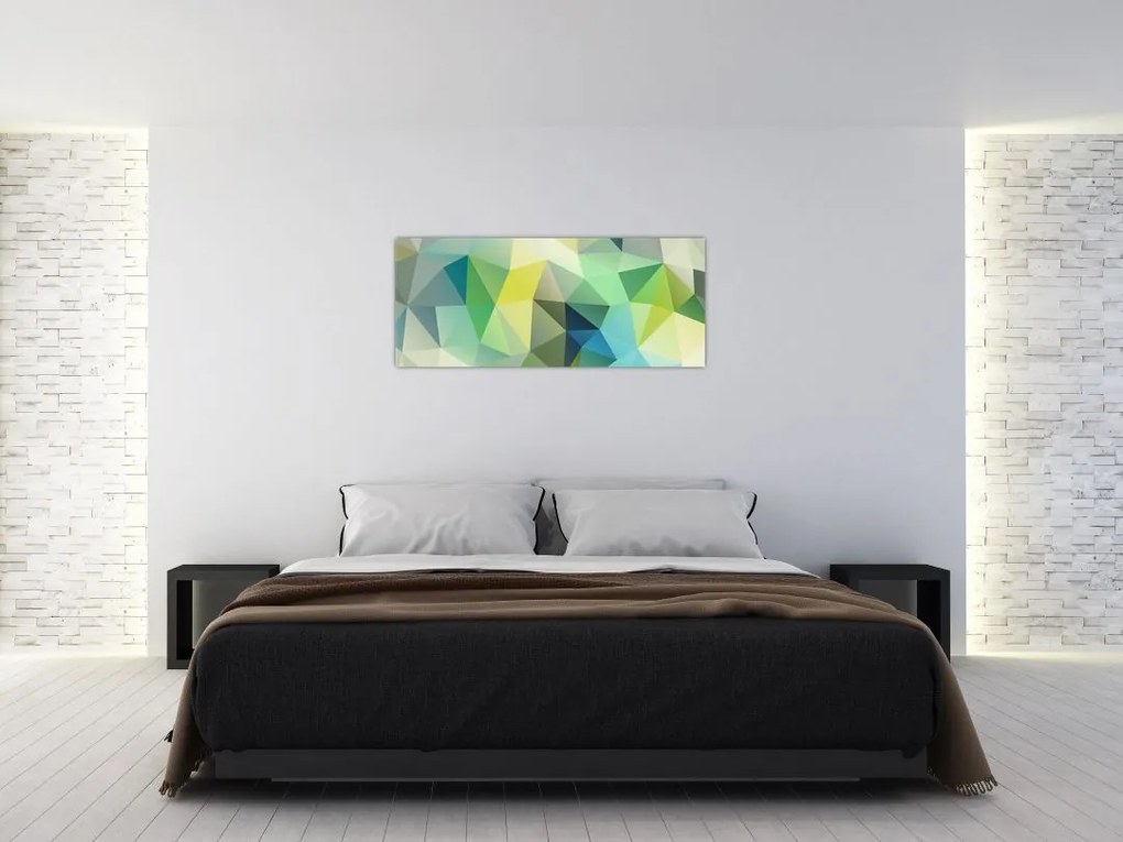 A geometriai absztrakció képe (120x50 cm)