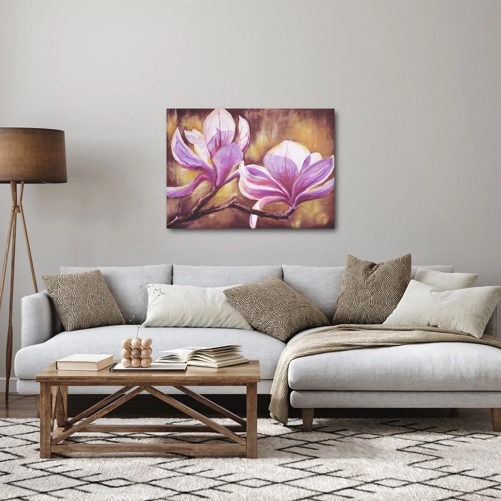 Kép - Magnólia virágok (70x50 cm)