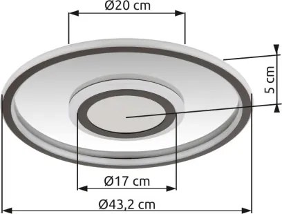 GLOBO 48556-40 CARA Ufo Lámpa IP20