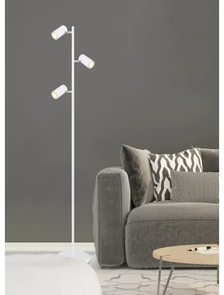 Globo 57910SW - Állólámpa ROBBY 3xGU10/5W/230V fehér