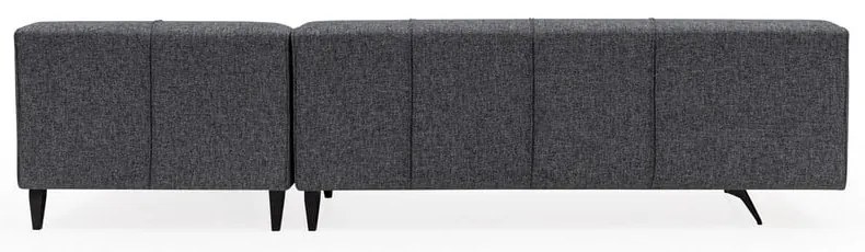 Jivago sötétszürke sarokkanapé, jobb oldali - Artie