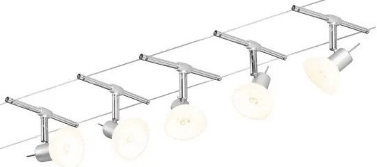 Paulmann 94136 - 5x GU5,3/10W SHEELA spotlámpa, 230V, fényes króm