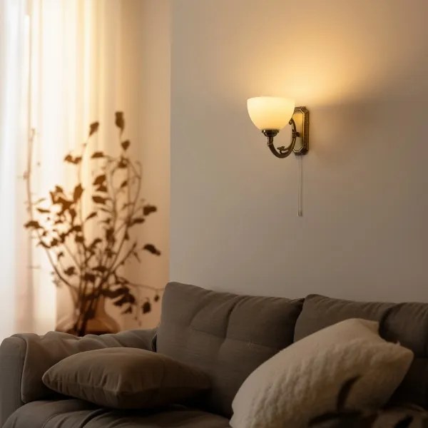 Brilagi - Fali lámpa CLASSIC 1xE27/60W/230V réz