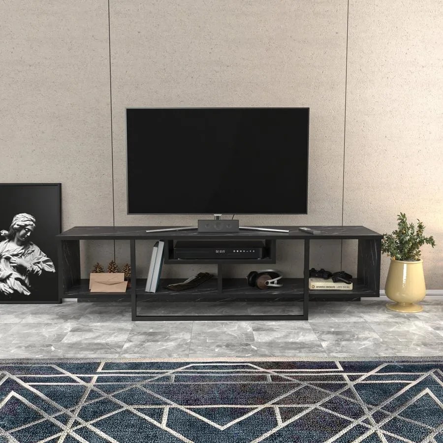TV szekrény Asal 150 - Black