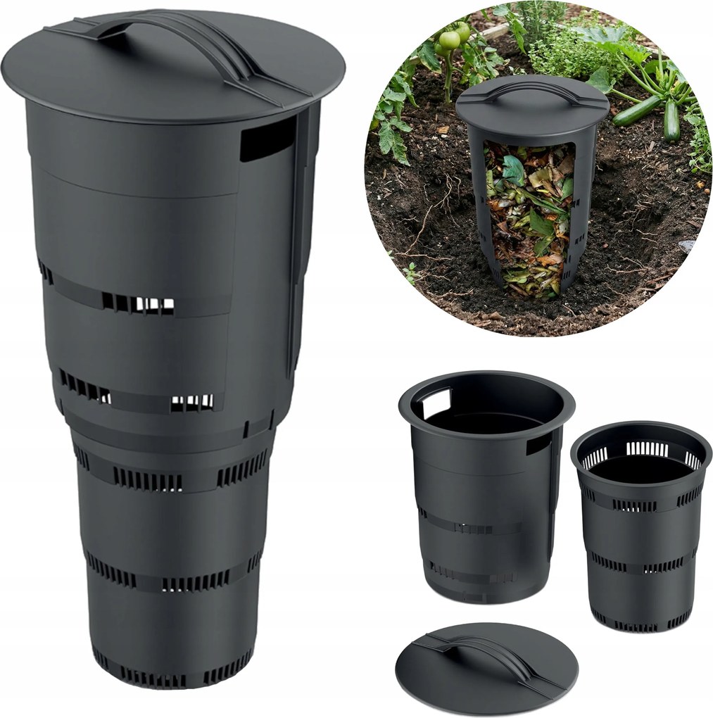 Földalatti moduláris kerti komposztáló 11L