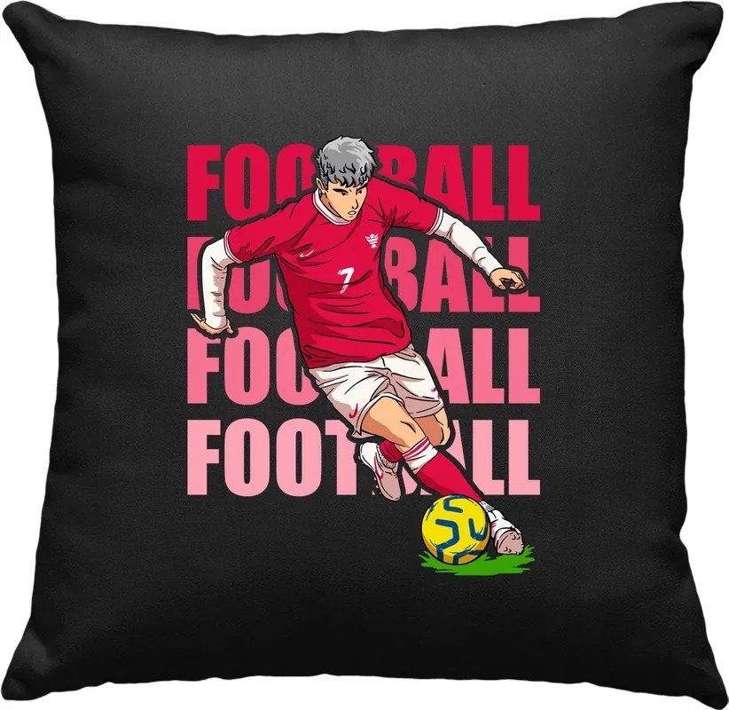Focilabda párna Rajongóknak, fekete