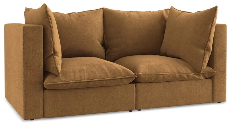 Terrakotta színű kanapé 180 cm Manao – Makamii