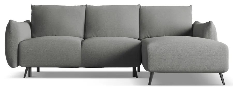 Világosszürke sarokkanapé (jobb oldali) Malie – Makamii