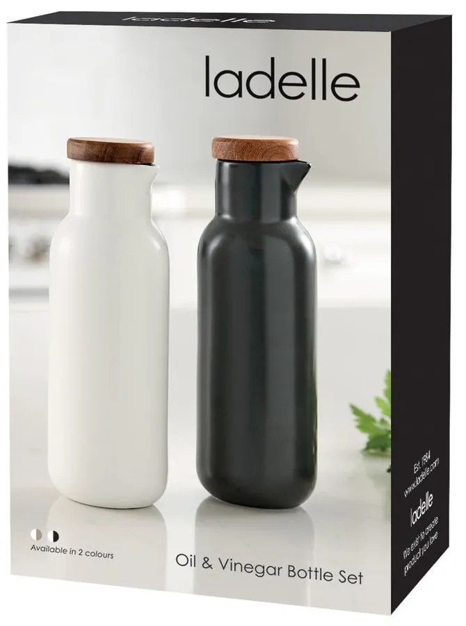 Porcelán olaj- és ecettartó készlet Essentials – Ladelle