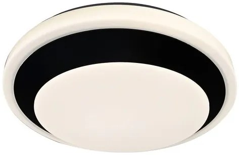 RÁBALUX 71273 BARBORA Ufo Lámpa Fekete IP20