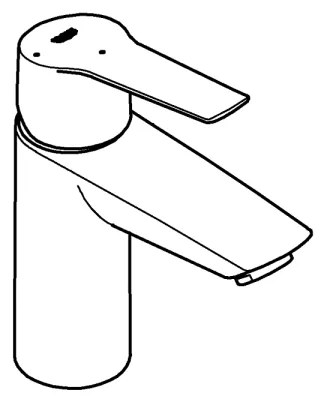 GROHE 311372432 - QUICKFIX START 165 mm mosdócsaptelep, fekete