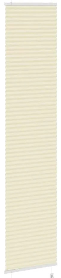 pliszírozott redőny krém 40x200 cm szövetszélesség 39,4 cm
