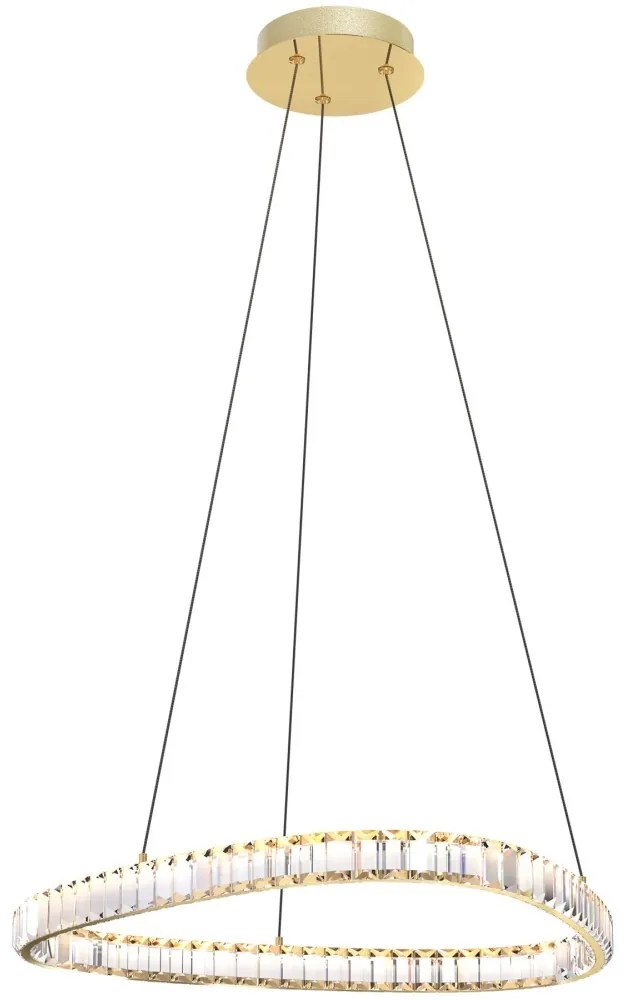 Zuma Line MD3169-1-3GT - ATHESA LED csillár 25W 230V 2700-6000K + távirányító