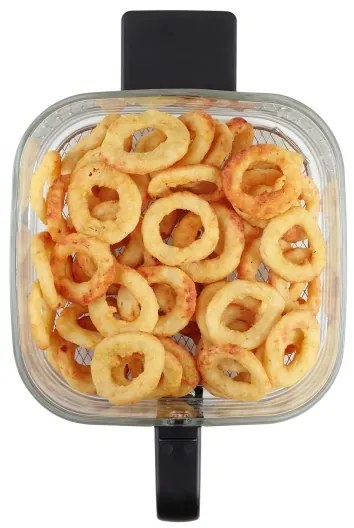 Concept FR5500 - Forró levegős sütő GLASS & FAST 5,5 l 1200W/230V fekete