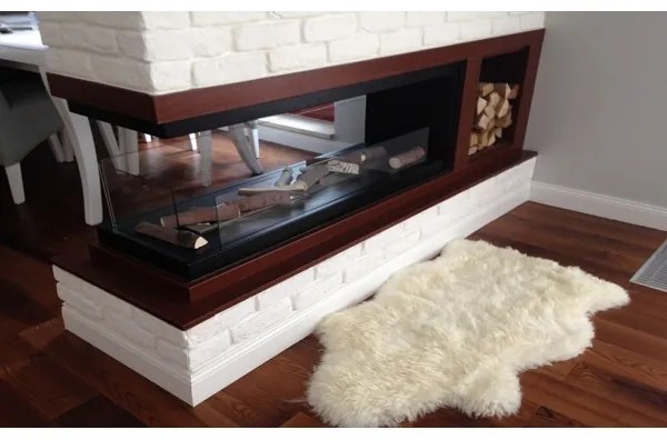 InFire - Sarok BIO kandalló100x50 cm 3kW bifaciális