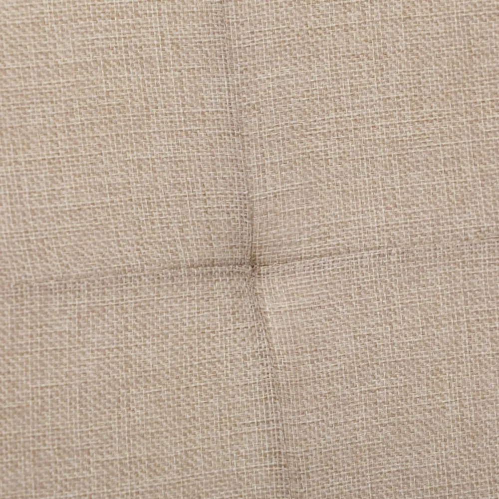 Taburet Cu Depozitare Material Textil Crem. TAB-461