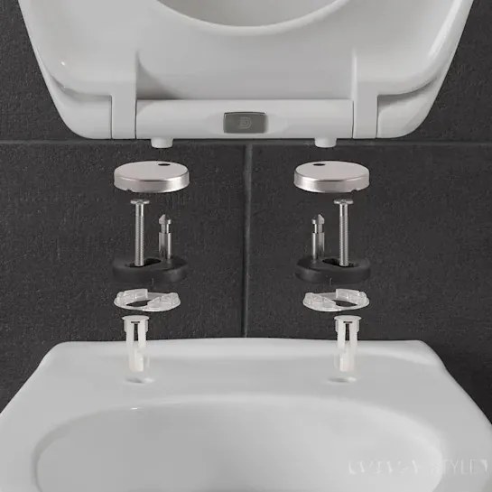 CeraStyle CITY SLIM WC ülőke - MATT SZÜRKE - duroplast - lecsapódásgátlós - könnyen levehető