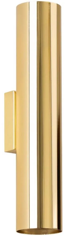 Sollux SL.1202 - Fali lámpa LAGOS 2xGU10/10W/230V arany