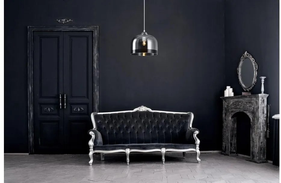 Lámpa Mennyezeti lámpatest LATI,7122,AC220-240V,50/60Hz,1*E27,IP20,átmérő 23,5cm,egyes,fekete