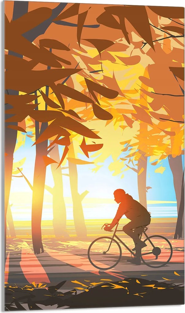 Üveg Vágódeszka 30x52 Erdő a Konyhába