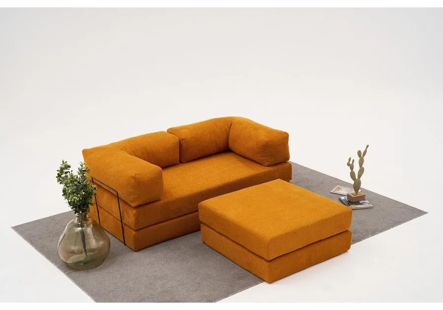 Sarokkanapé Comfort Mini - Narancssárga