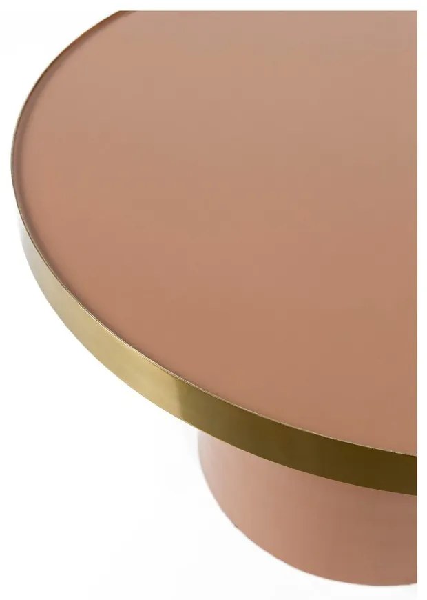 Fém kerek tárolóasztal ø 60 cm Glam – Zuiver