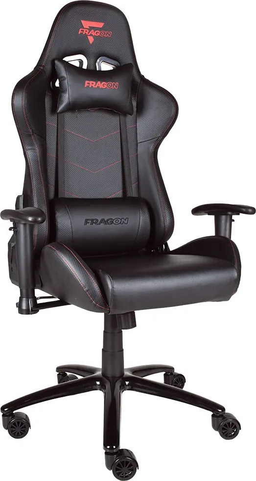 FragON Gamer szék - 2X Series Rev. 2.0, fekete carbon