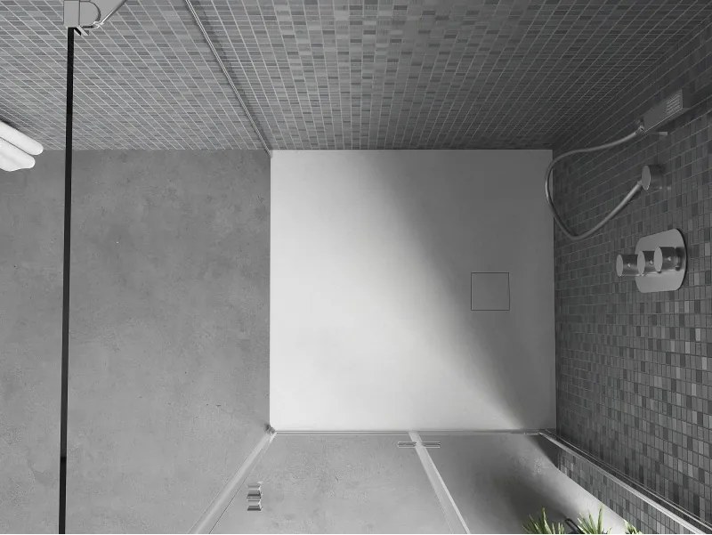 Mexen Bert SMC négyzet alakú zuhanytálca 90 x 90 cm, fehér - 4K109090