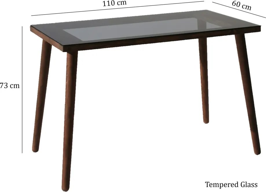 Cozy íróasztal, 110 cm