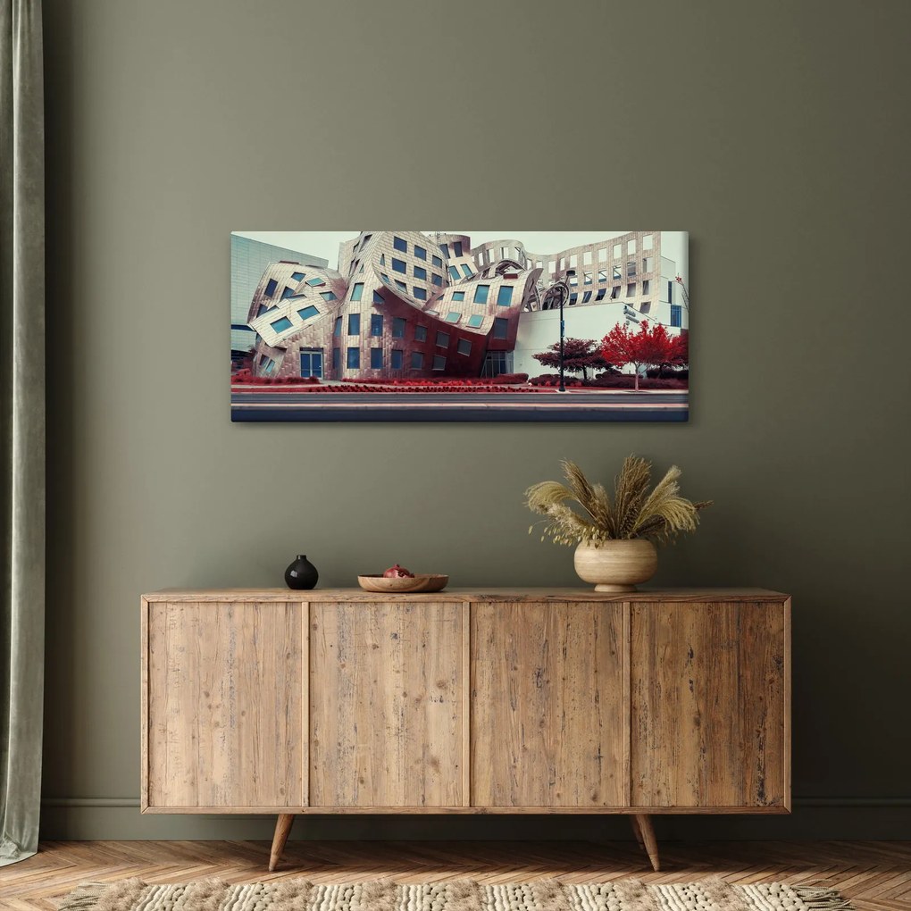 Kép - építészeti épület (120x50 cm)