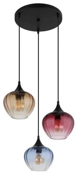 Globo 15748-3HR - Csillár zsinóron SANDER 3xE27/60W/230V